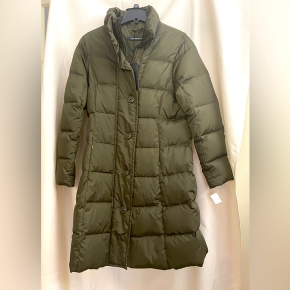 Andrew Marc Jackets & Blazers - Andrew Marc long deep olive long puffer